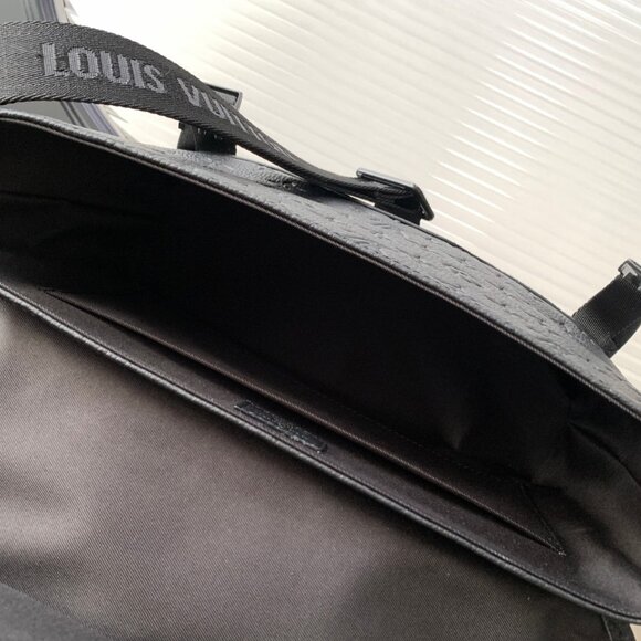 Louis Vuitton Avenue Sling Bag – Monogram Empreinte Leather (Black) NWT - Picture 3 of 9